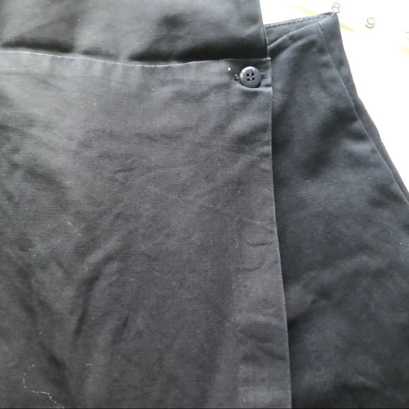 ❤️Zara Trafaluc Navy Wrap Skirted Cropped Trousers - Picture 7 of 9